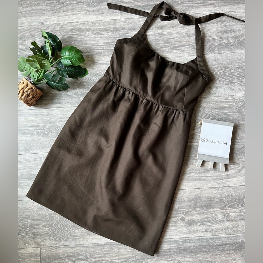 J. Crew cotton halter summer dress